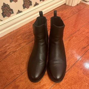 Thursday Boot Company Duchess Vegan Leather Black Boot Size 6.5